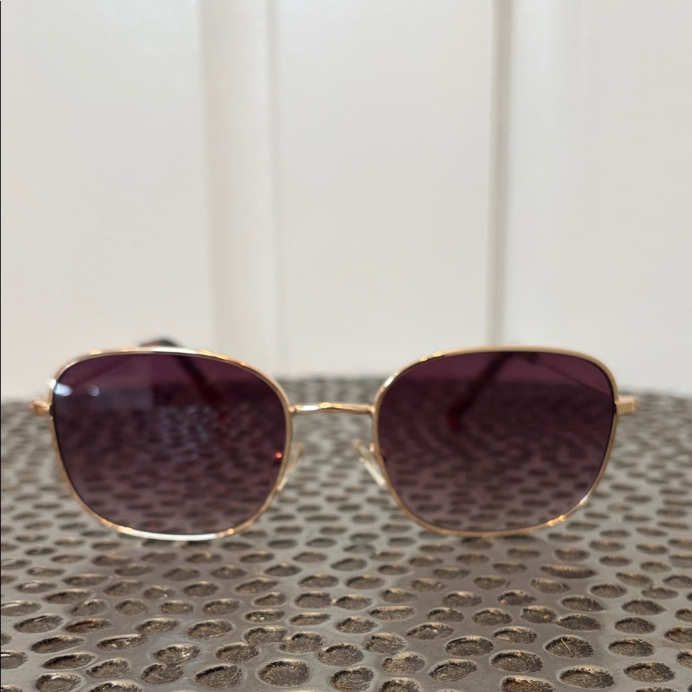 Women’s Metal Rectangle Sunglasses A New Day - Picture 2 of 5